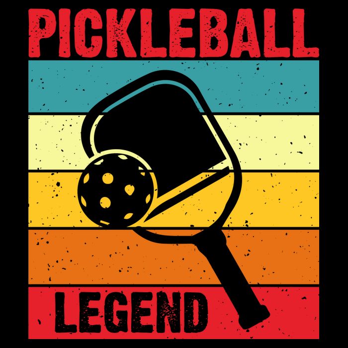 Vintage Pickleball Legend Paddles Player Sport Gift Long Sleeve Shirt