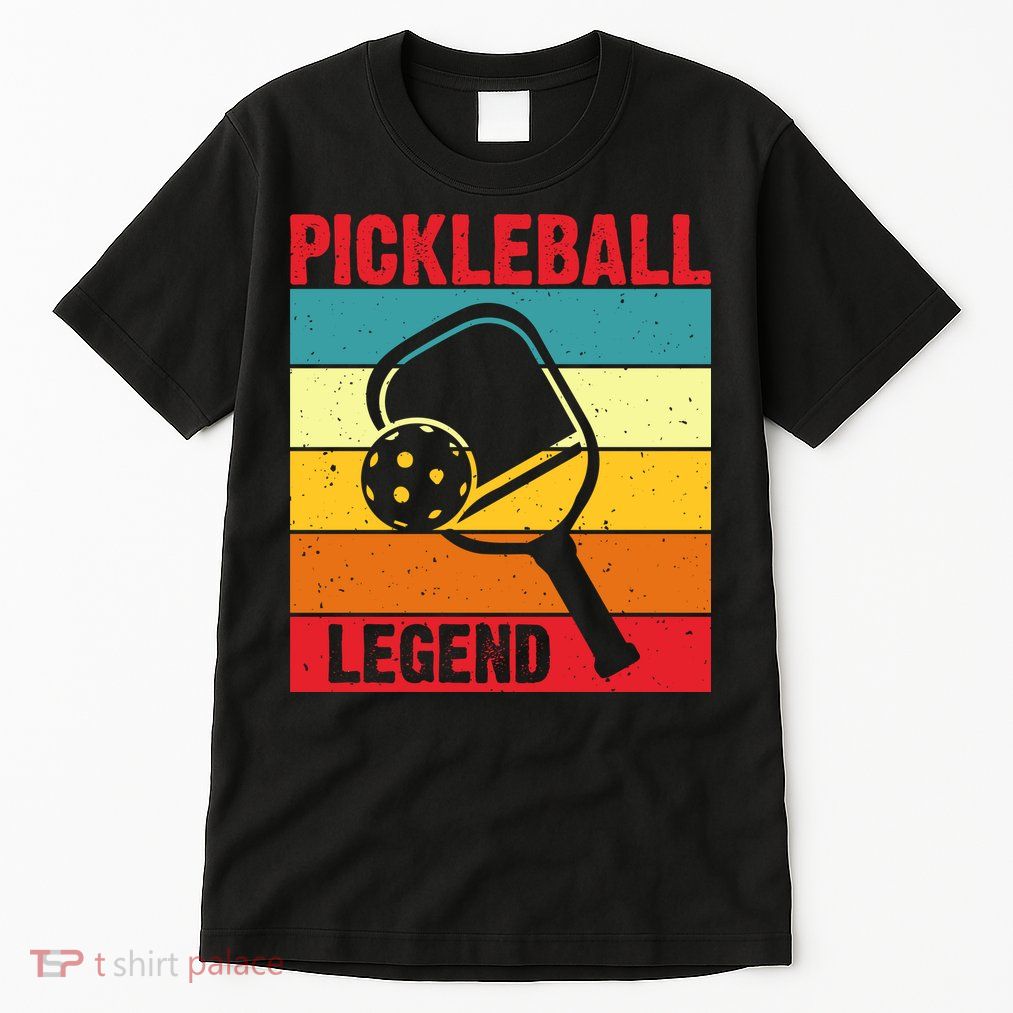 Vintage Pickleball Legend Paddles Player Sport Gift Tall T-Shirt