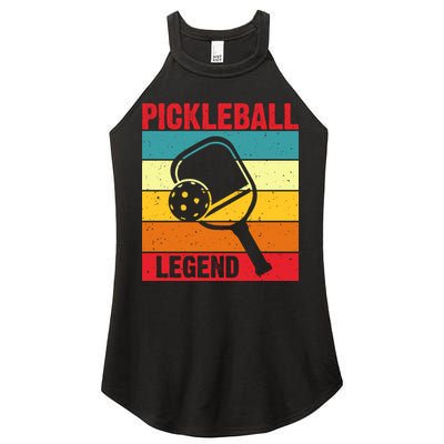 Vintage Pickleball Legend Paddles Player Sport Gift Women's Perfect Tri Rocker Tank
