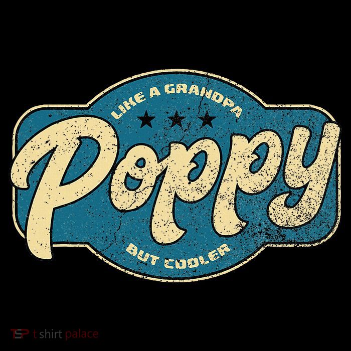 Vintage Poppy Like A Grandpa But Cooler Grandpa Poppy Hoodie