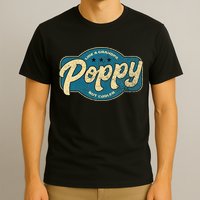 Vintage Poppy Like A Grandpa But Cooler Grandpa Poppy T-Shirt