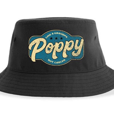 Vintage Poppy Like A Grandpa But Cooler Grandpa Poppy Sustainable Bucket Hat