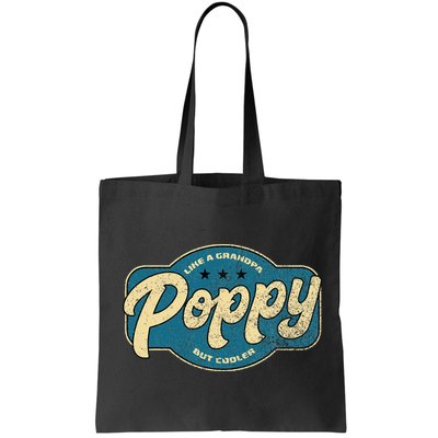Vintage Poppy Like A Grandpa But Cooler Grandpa Poppy Bag
