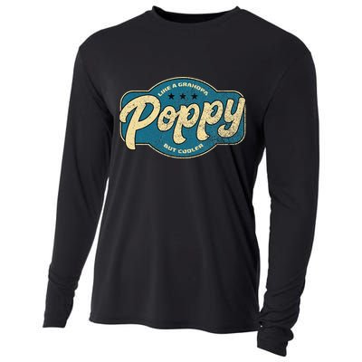Vintage Poppy Like A Grandpa But Cooler Grandpa Poppy Cooling Performance Long Sleeve Crew