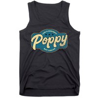 Vintage Poppy Like A Grandpa But Cooler Grandpa Poppy Tank Top