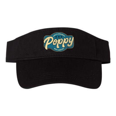 Vintage Poppy Like A Grandpa But Cooler Grandpa Poppy Visor