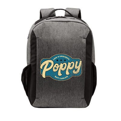 Vintage Poppy Like A Grandpa But Cooler Grandpa Poppy Vector Backpack