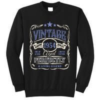 Vintage Premium Made In 1954 Classic Birthday Sweatshirt