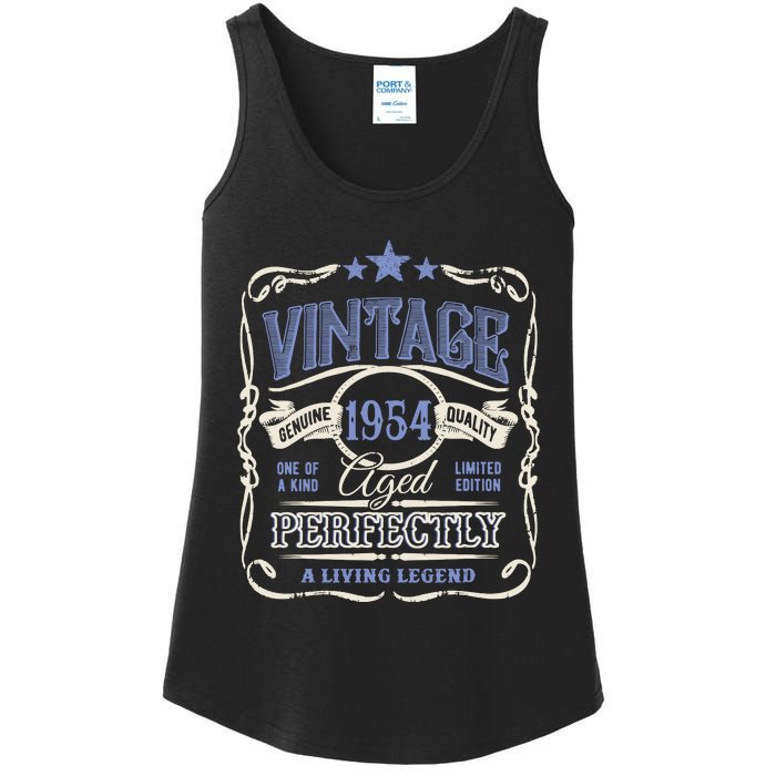 Vintage Premium Made In 1954 Classic Birthday Ladies Essential Tank