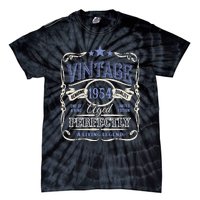 Vintage Premium Made In 1954 Classic Birthday Tie-Dye T-Shirt