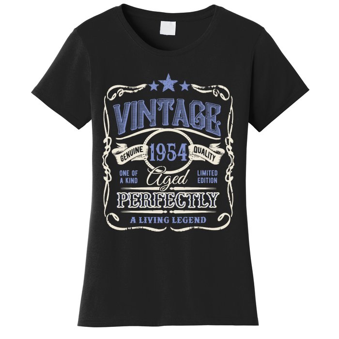 Vintage Premium Made In 1954 Classic Birthday Women's T-Shirt