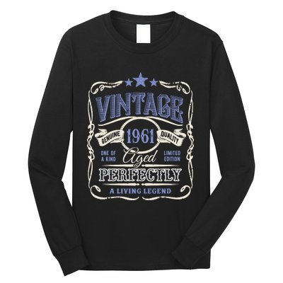 Vintage Premium Made In 1961 Classic Birthday Long Sleeve Shirt