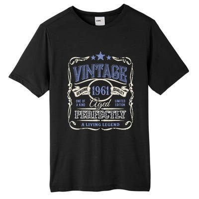 Vintage Premium Made In 1961 Classic Birthday Tall Fusion ChromaSoft Performance T-Shirt