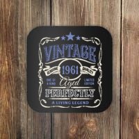 Vintage Premium Made In 1961 Classic Birthday Coaster