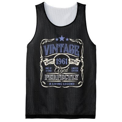 Vintage Premium Made In 1961 Classic Birthday Mesh Reversible Basketball Jersey Tank