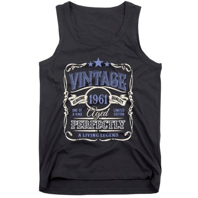 Vintage Premium Made In 1961 Classic Birthday Tank Top