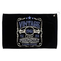 Vintage Premium Made In 1961 Classic Birthday Grommeted Golf Towel