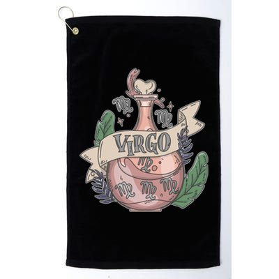 Virgo Potion Magical Astrology Gift Platinum Collection Golf Towel