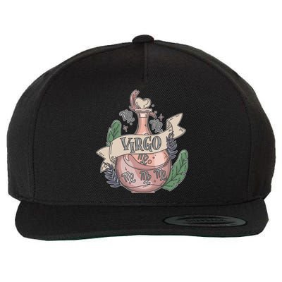 Virgo Potion Magical Astrology Gift Wool Snapback Cap