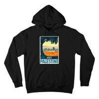 Vintage Poster Middle East Art Visit Palestine Tall Hoodie