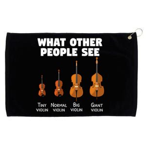 Violin Player Music Orchestra Gift Meaningful Gift Grommeted Golf Towel