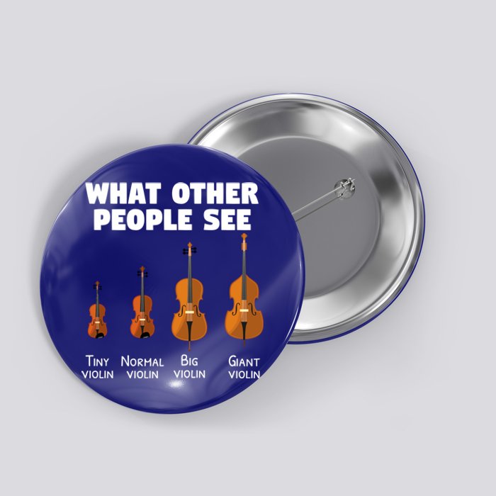 Violin Player Music Orchestra Gift Meaningful Gift Button