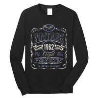 Vintage Premium Made In 1962 Classic Birthday Long Sleeve Shirt