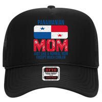 Vintage Panamanian Mom Panama Flag For Mother's Day High Crown Mesh Back Trucker Hat