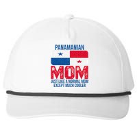 Vintage Panamanian Mom Panama Flag For Mother's Day Snapback Five-Panel Rope Hat