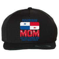 Vintage Panamanian Mom Panama Flag For Mother's Day Wool Snapback Cap