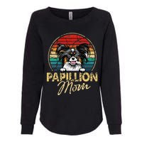 Vintage Papillion Mom Funny Dog Lover Gifts Womens California Wash Sweatshirt