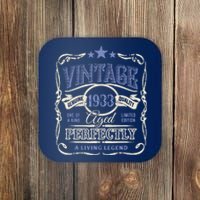 Vintage Premium Made In 1933 Classic Birthday Coaster