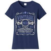 Vintage Premium Made In 1933 Classic Birthday Women's T-Shirt