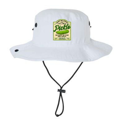 Vintage Paint Me Green And Call Me A Pickle Im Done Dillin With You People Legacy Cool Fit Booney Bucket Hat