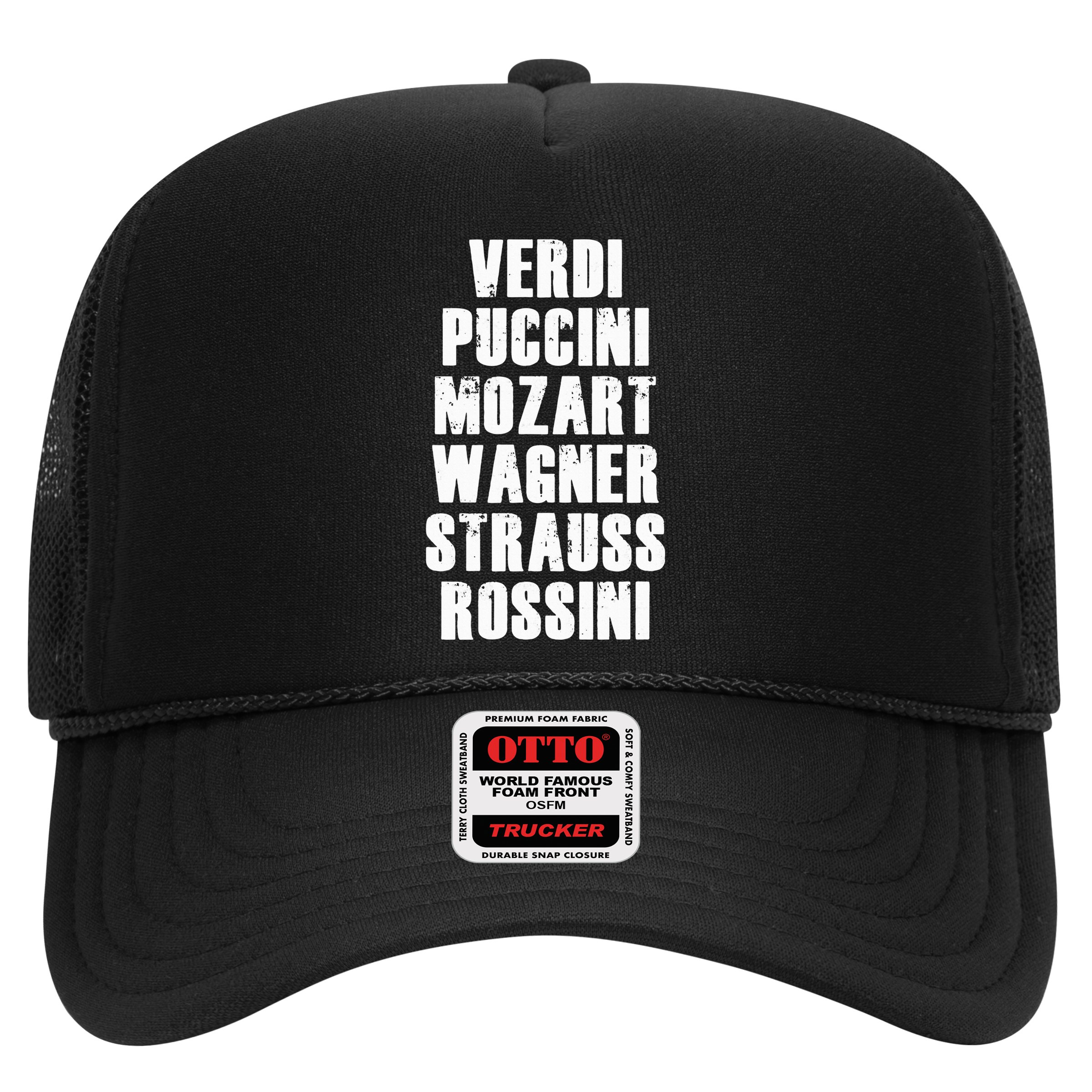 Verdi Puccini Mozart Wagner Strauss Rossini Opera Hat