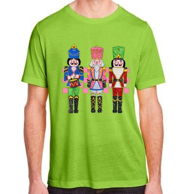 Vintage Pink Nutcracker Squad Ballet Women Pink Christmas Adult ChromaSoft Performance T-Shirt