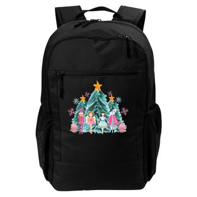 Vintage Pink Nutcracker Squad Ballet Women Pink Christmas Daily Commute Backpack