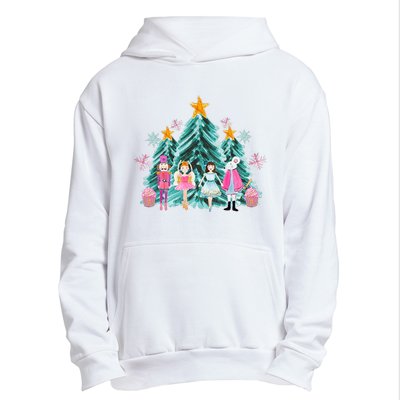 Vintage Pink Nutcracker Squad Ballet Wo Pink Christmas  Urban Pullover Hoodie