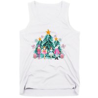 Vintage Pink Nutcracker Squad Ballet Wo Pink Christmas  Tank Top