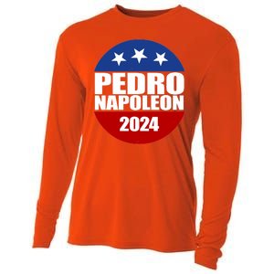 Vote Pedro Napoleon 2024 Election Cooling Performance Long Sleeve Crew