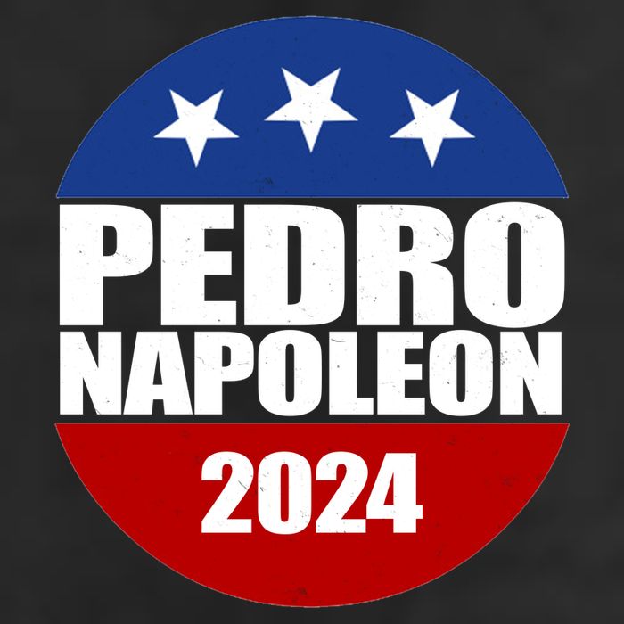 Vote Pedro Napoleon 2024 Election 7 Panel Mesh Trucker Snapback Hat