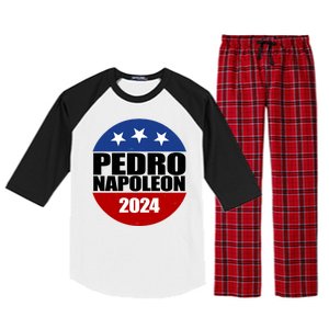 Vote Pedro Napoleon 2024 Election Raglan Sleeve Pajama Set