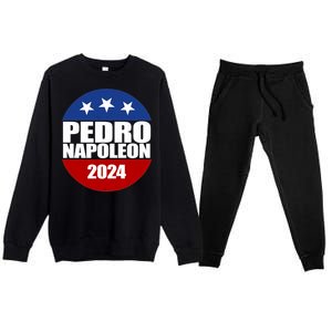 Vote Pedro Napoleon 2024 Election Premium Crewneck Sweatsuit Set