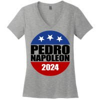 Vote Pedro Napoleon 2024 Election Women's V-Neck T-Shirt