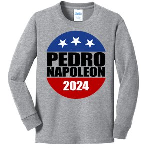 Vote Pedro Napoleon 2024 Election Kids Long Sleeve Shirt