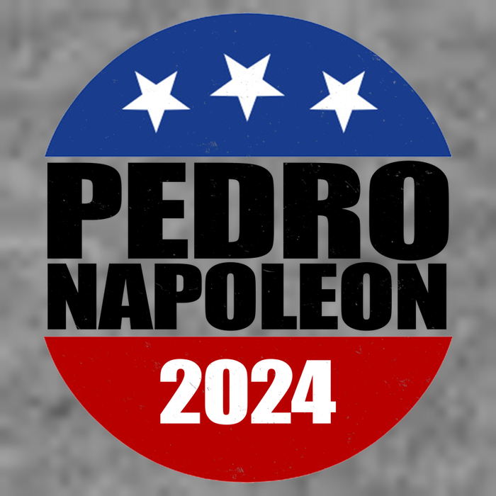 Vote Pedro Napoleon 2024 Election Short Acrylic Beanie