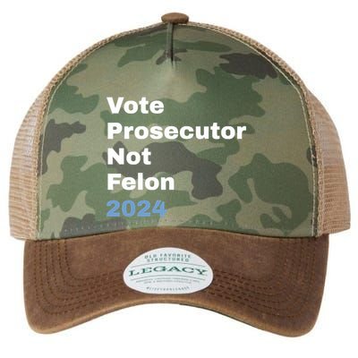 Vote Prosecutor Not Felon Legacy Tie Dye Trucker Hat
