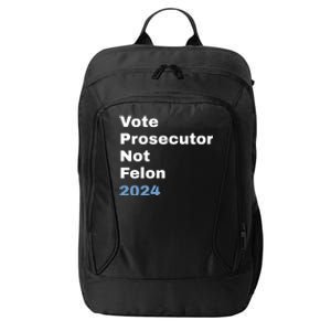 Vote Prosecutor Not Felon City Backpack