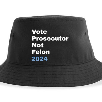 Vote Prosecutor Not Felon Sustainable Bucket Hat