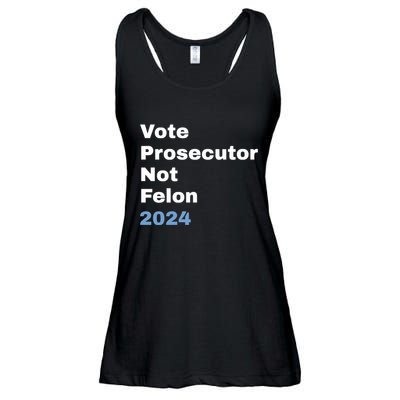 Vote Prosecutor Not Felon Ladies Essential Flowy Tank